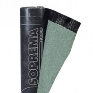 Tela Asfáltica Morterplas SBS FV Verde 4Kg Granulado 1M