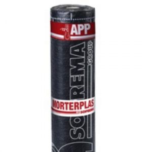 Tela Asfáltica Morterplas APP FP 3 Kg Poliéster 1M