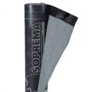 Tela Asfáltica Morterplas SBS FV Gris 4Kg Granulado 1M