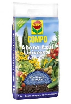 abono azul nova tec 5 kg compo bote bolitas azules universal