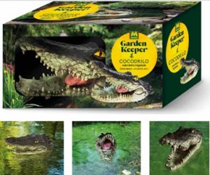 ahuyentador cocodrilo garden keeper reproduccion realista flotante para estanque