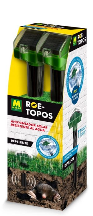ahuyentador topos solar pack 2 masso ref 231644 dispositivos jardin