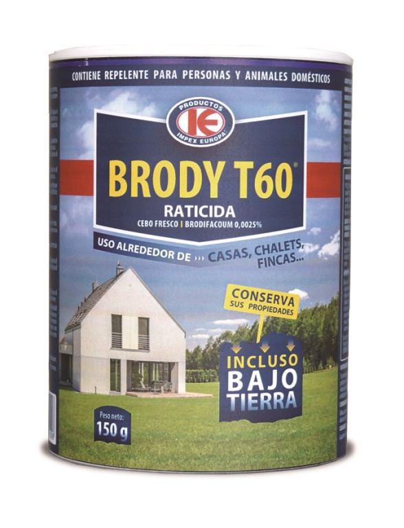 antitopos brody 150 gr cebo t-60 envase frontal