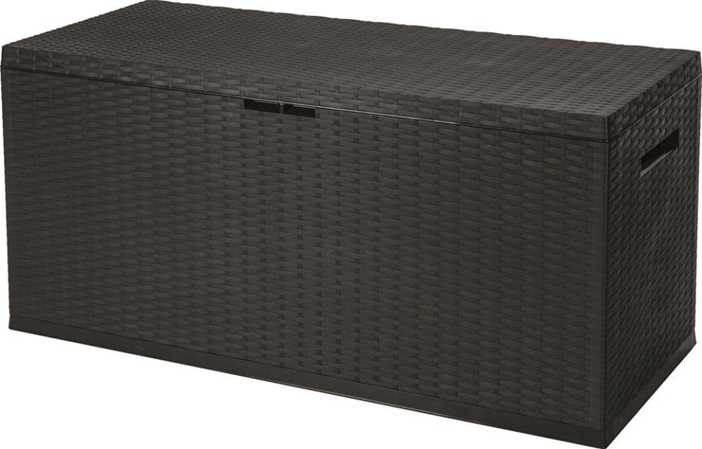 Arcon de resina 350 L 60x120x51 cm para exterior