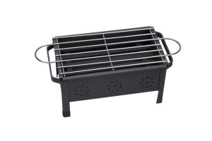 Barbacoa 2905 de sobremesa 25x20 cm con parrilla de acero inox 18/8|Barbacoa 2905 sobremesa vista detalle parrilla inox y pintura anticalórica