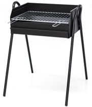 Barbacoa de acero SBA.BA.01 con parrilla zincada de 600x380x750 mm