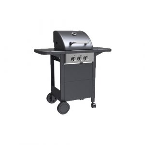 Barbacoa gas 2 quemadores con parrilla inoxidable área 42x37 cm