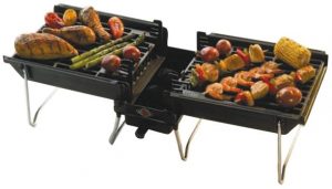 Barbacoa Grilleto de hierro fundido FIR00012 de carbón clásico