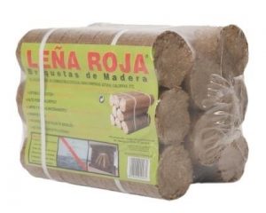 briqueta redonda de carbones compactado 10 kg 8 unidades para estufas y chimeneas de carbon