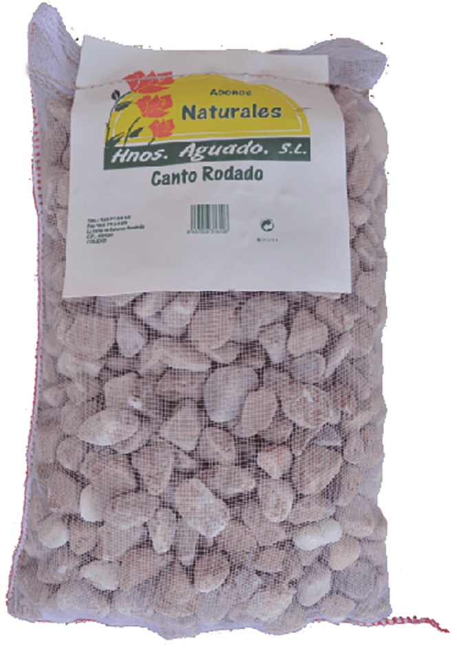 canto rodado blanco 20l 20-40 mm piedra natural decorativa jardin