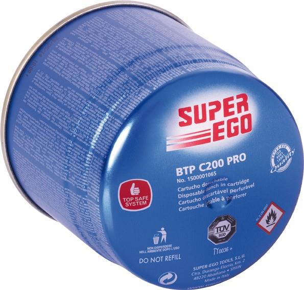 cartucho gas 190gr c200 super ego din 417 camping