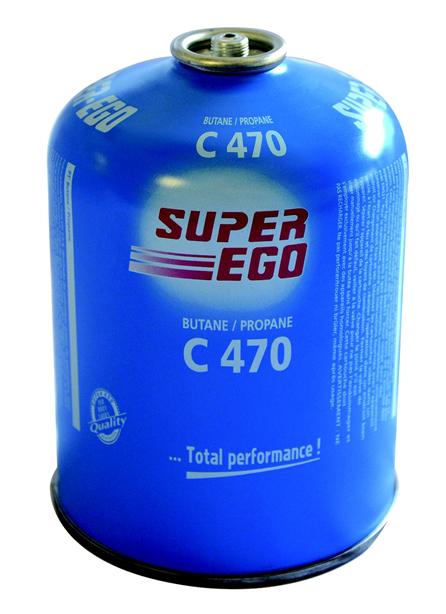 cartucho gas 450gr c470 super ego rosca universal camping