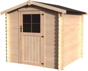 Caseta madera Haya 210x210 cm Miritor para jardín