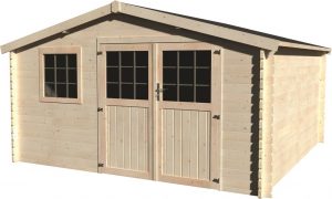 Caseta madera Torcal 398x298 cm Miritor para jardín