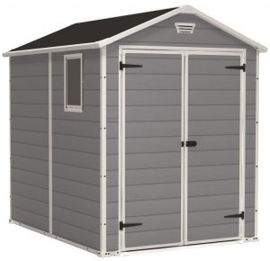 Caseta resina Manor 6x8dd 226x186x237 cm Curver para jardín