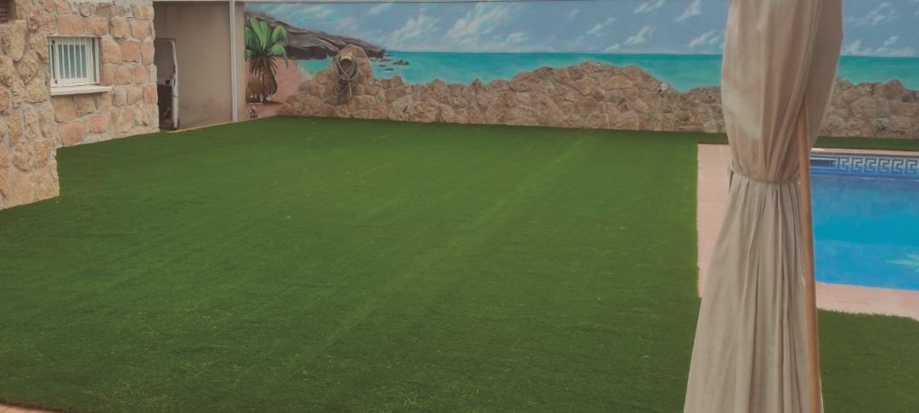 cesped artificial new berlin 30mm 2x20 m win grass gran formato rollo|cesped artificial 30 mm detalle fibra altura intermedia
