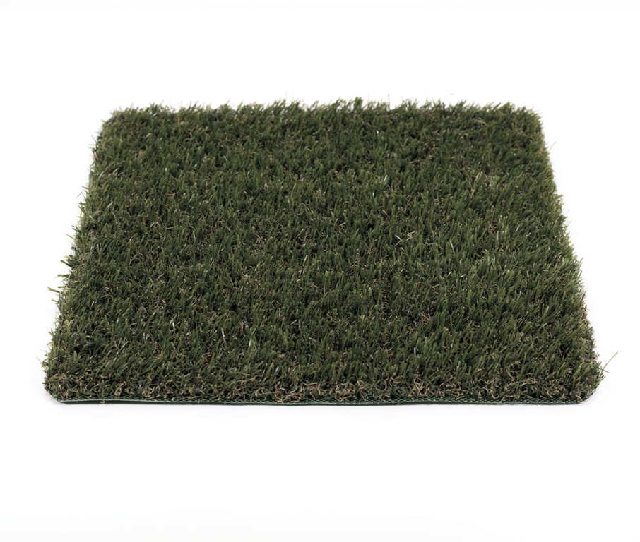 cesped artificial sintra 20mm 2x4m nortene vista del rollo|cesped artificial sintra 20mm detalle de fibras verde marron