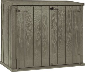 Cobertizo resina Storer Plus XL 1270 L verde Plastmeccanica