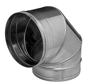 codo pellet sp 90 80 mm inox aisi316 estufa pellet dinak