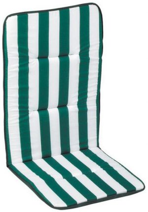 Cojin 1006NR2-0054 tumbona verde y blanco 120x48 cm