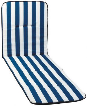Cojin 1011NR-0054 cama jardin verde y blanco 197x58 cm|Cojin de cama de jardin en rayas verde y blanco vista detalle