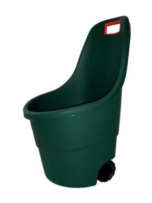 cubo ruedas curver easy go 2 55l 58x53x89cm vista frontal|cubo ruedas curver easy go 2 detalle ruedas y tapa