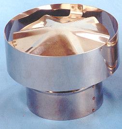 deflector chimenea inox 120 mm horizontal baluja