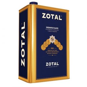 desinfectante zotal g 1 kg 870 ml fungicida y desodorizante con fenoles botella