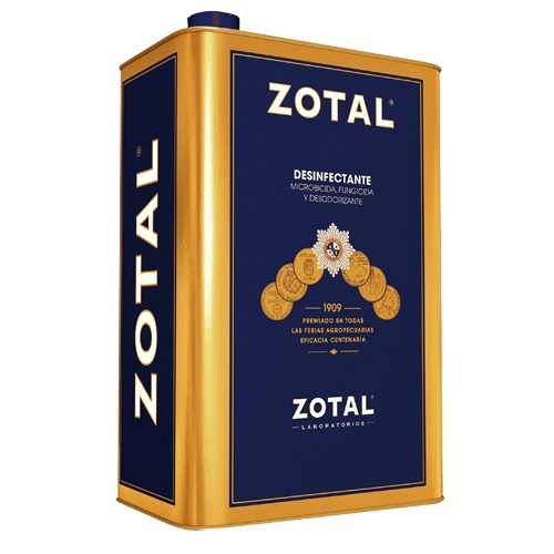 desinfectante zotal g 1 kg 870 ml fungicida y desodorizante con fenoles botella