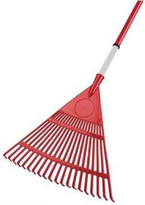 escoba jardin extensible mt935 29 dientes 45 cm mango telescopico maiol