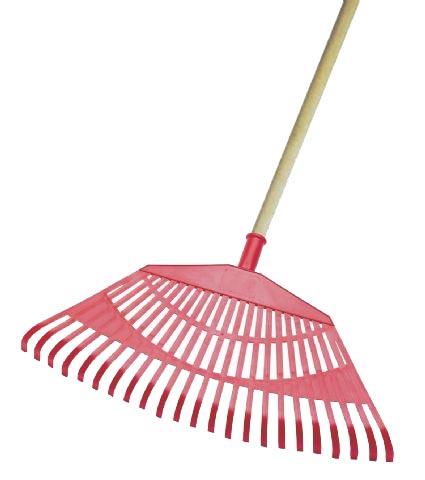 escoba jardin mango madera mm920 23 dientes 56 cm maiol