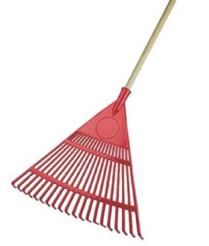 escoba jardin mango madera mm935 29 dientes 45 cm maiol