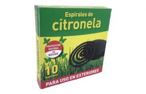 espiral antimosquitos con citronela pack 10 unidades