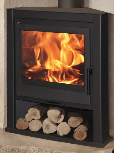 Estufa lena Gaia 18627 Ecodesign Panadero triple combustion hierro fundido 7 kW 210 metros cubicos