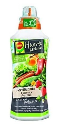 fertilizante huerto frutales 500 ml abono organico ecologico botella