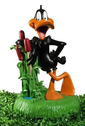 figura jardin pato lucas 39 cm resina decorativa looney tunes