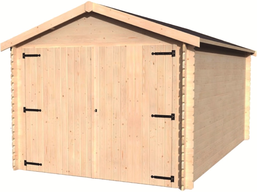 Garaje madera Gamache 298x478 cm Miritor para jardín