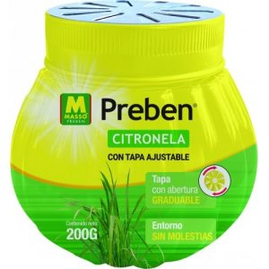 gel citronela 200 g antimosquitos con geraniol fragancia limon bote