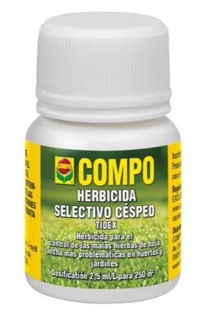 herbicida selectivo cesped compo 25 ml hoja ancha botella concentrada