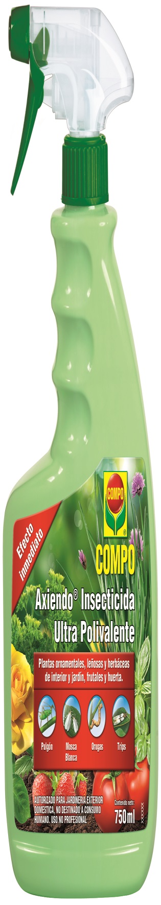 insecticida polivalente ultra axiendo 750ml envase