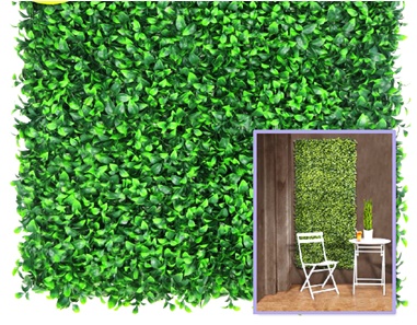 jardin vertical lauro 100x100 cm nortene hojas artificiales malla decorativa