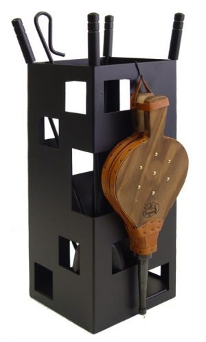 Juego accesorios chimenea 10042 base cuadrada Imex El Zorro para chimenea de leña