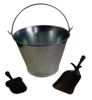 Kit limpieza chimenea 10170 cubo recoge cenizas pala y recogedor Imex El Zorro