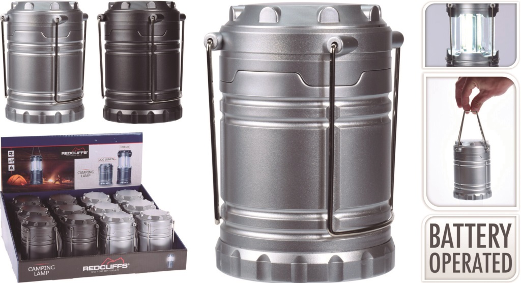 lampara camping led pilas 200 lumenes exterior outdoor