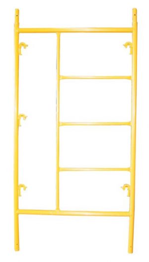 Marco andamio tradicional 2000x1000mm amarillo Taller Hermanos Catalina. Tubo Ø 42x1