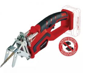 Motosierra poda batería hoja sable 18V Einhell GE-GS 18 Li ligera