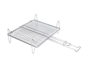 parrilla pescado inox 18/8 Sauvic 2597|Parrilla inox abombada pescado 40x45