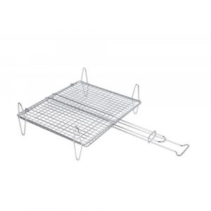 parrilla pescado zinc 40x45 Sauvic|Parrilla cesto pescado zinc 40x45