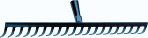 rastrillo 12 puas bellota 951-12 standard sin mango vista frontal