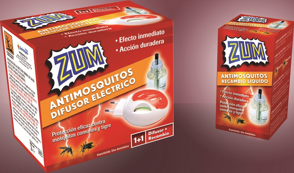 Recambio insecticida eléctrico Zum repuesto líquido para difusor antimosquitos
